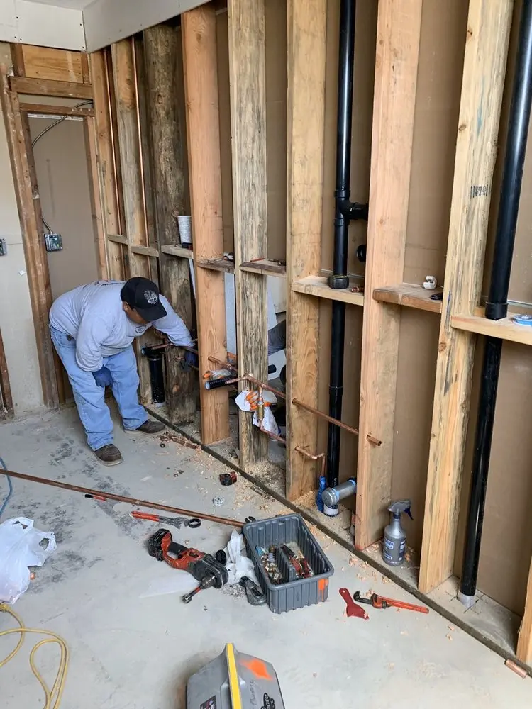 Commercial rough-in plumbing for Gas Line Repair in Fairview Acres